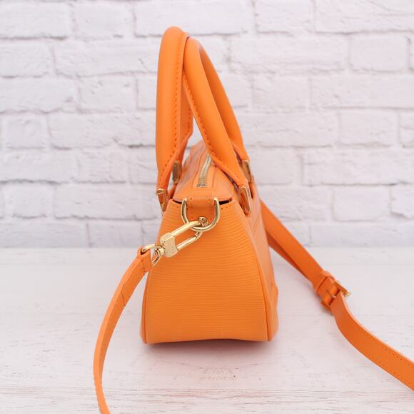 Louis Vuitton Dhanura PM Orange Epi Crossbody Leather Satchel Handbag A3593 - Picture 10 of 12